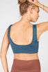 HARPER SEAMLESS SPORTS BRA - CELESTIAL BLUE/PORCELAIN